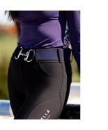 The Novella Snaffle Stretch Belt Deep Blue Gold - $35.64