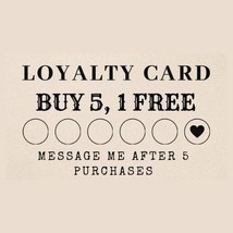 LOYALTY CARD For This Shop DigitalLoveGuides - Free Items Free Free Free... - €0,61 EUR