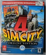 SimCity 4 Deluxe Edition (also Covers Rush Hour Expansion) Prima Strateg... - $21.71