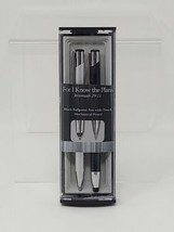 Adoration Jeremiah 29:11 iTouch Stylus Ink Pen and Pencil Gift Set (Blac... - $12.86