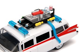 1959 Cadillac Ambulance Ecto-1 White &quot;Ghostbusters&quot; Movie &quot;Hollywood Rides&quot; S... - £39.62 GBP