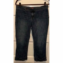 The Limited Womens Drew Jean Size 10 (30x22.5) Cuffed Low Rise Capris Vintage - £9.30 GBP