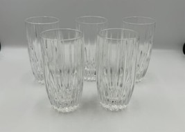 Set of 5 Mikasa Crystal PARK LANE 10 oz Highball Glasses - £117.69 GBP