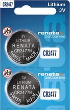 Renata CR2477N Batteries - 3V Lithium Coin Cell 2477 Battery (100 Count) - £5.89 GBP+