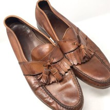 Allen Edmonds Enfield Kiltie Tassel Men&#39;s 13 C Brown Leather Slip-On Loa... - $29.66