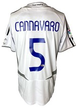 Fabio Cannavaro Signed Real Madrid Soccer Jersey BAS - £224.84 GBP
