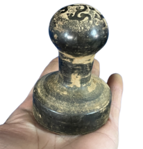 Signed Old Chinese Dynasty Stone Seal Stamp Statue - $82.45