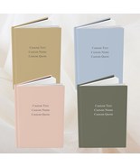 Custom Text Notebook | Personalized Pastel Colors Notebook | Custom Logo... - £12.81 GBP