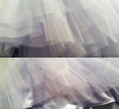 Flower Girl Tutu Skirts Light Purple Girl Skirts for Wedding image 4