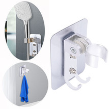 Shower Head Holder 90 Adjustable Shower Bracket Strong Adhesive Wall Mou... - £14.14 GBP