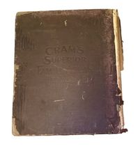 Antique Hardcover CRAM'S Superior Family Atlas The World 1901 Complete image 7