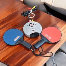 Vintage Coleco Virtual Ping Pong Plug And Play Fast Action Interactive 2 Paddles - £12.23 GBP