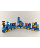 Leap Frog Leap Builders Blues Clues Learning Letters Train Figures Alpha... - $43.51