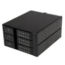 StarTech.com 3-Bay Hot Swap Backplane for 3.5in SAS II/SATA III - 6 Gbps HDD - A - £95.25 GBP