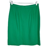 Adolfo International Vintage Pencil Skirt 16 Emerald Green New - $29.00