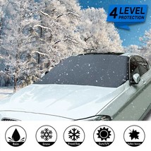 210*125cm Automobile Magnetic  Cover Car Windshield Snow  Shade Waterproof Prote - £66.57 GBP
