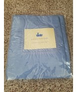New! Pottery Barn Kids Chambray Oval Basket Liner Tapered Blue Cotton NEW - $14.84