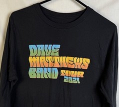 Dave Matthews Band T Shirt Concert Long Sleeve Tee 2021 Tour Medium - $24.99