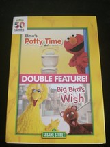 Sesame Street Double Feature DVD - Elmo&#39;s Potty Time and Big Bird&#39;s Wish - £3.93 GBP