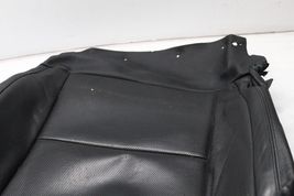 2009-2012 BMW 750Li 740i F01 FRONT LEFT LOWER SEAT LEATHER COVER BLACK H0731 image 2
