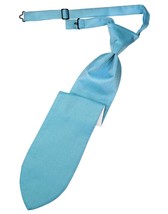 Ice Blue Herringbone Kids Necktie - $15.00