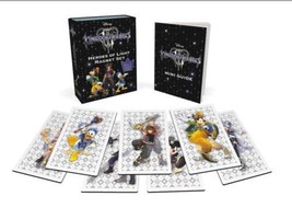 Disney Kingdom Hearts Heroes of Light Magnet Set &amp; Illustrated Mini Book SEALED - $12.55