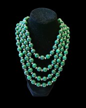 Berber necklace, Ethnic necklace, Malachite necklace, Vintage Moroccan necklace. - $314.10