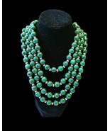 Berber necklace, Ethnic necklace, Malachite necklace, Vintage Moroccan necklace. - £250.33 GBP