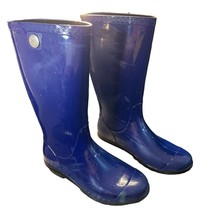 Ugg Australia Rain Boots 8 blue women&#39;s knee high Sienna Made in USA shoes  - £19.72 GBP