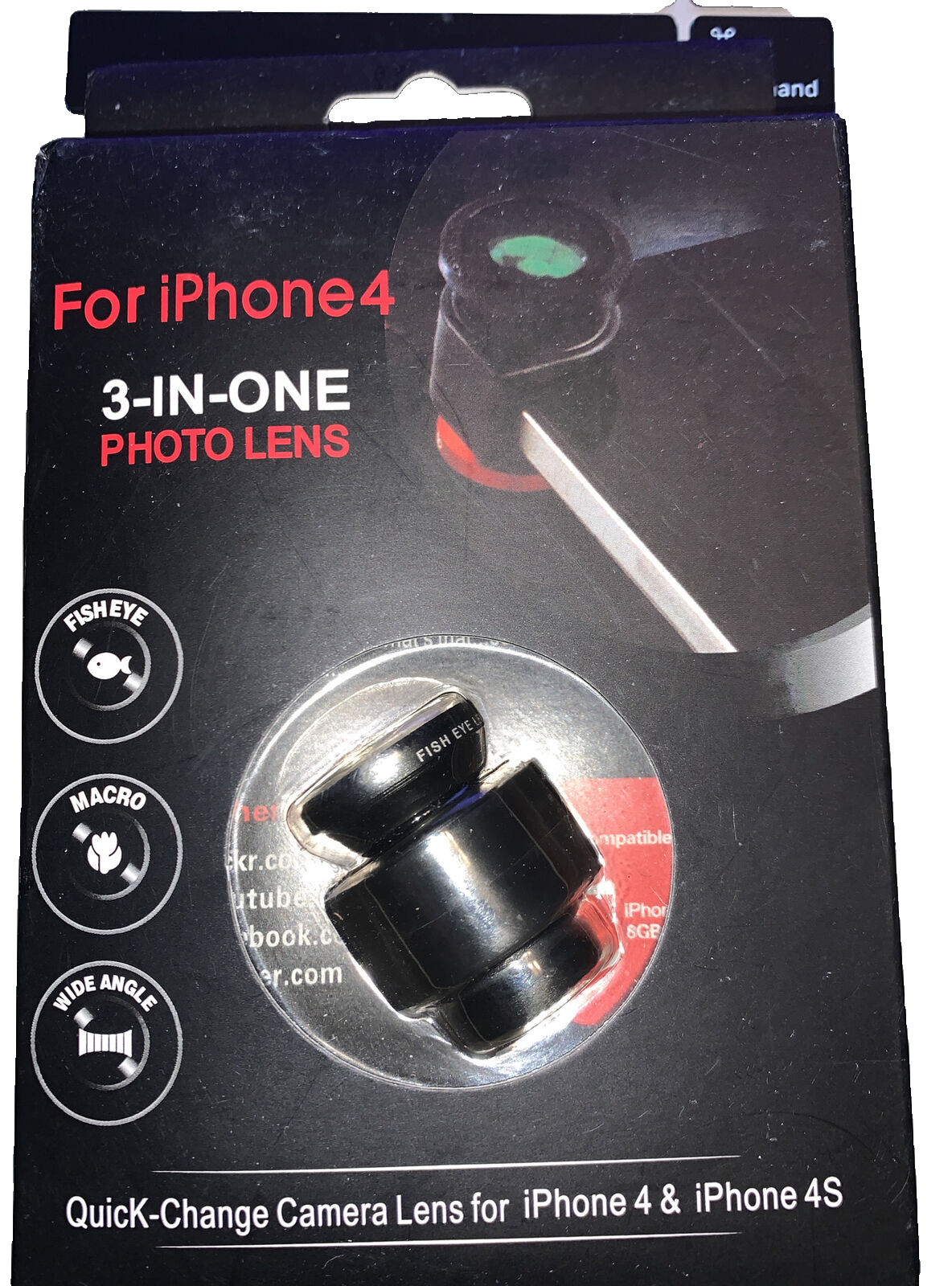 3-IN-ONE Lens System Lens (OCEU-IPH5-FWM-B) - $4.83