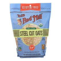 Bob&#39;s Red Mill - Organic Steel Cut Oats - Gluten Free - Case Of 4-24 Oz - £42.83 GBP