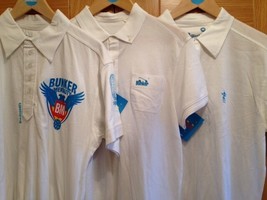 3 Nuovo Bunker Mentalitygolf Polo Camicie M.Bianco - $53.43