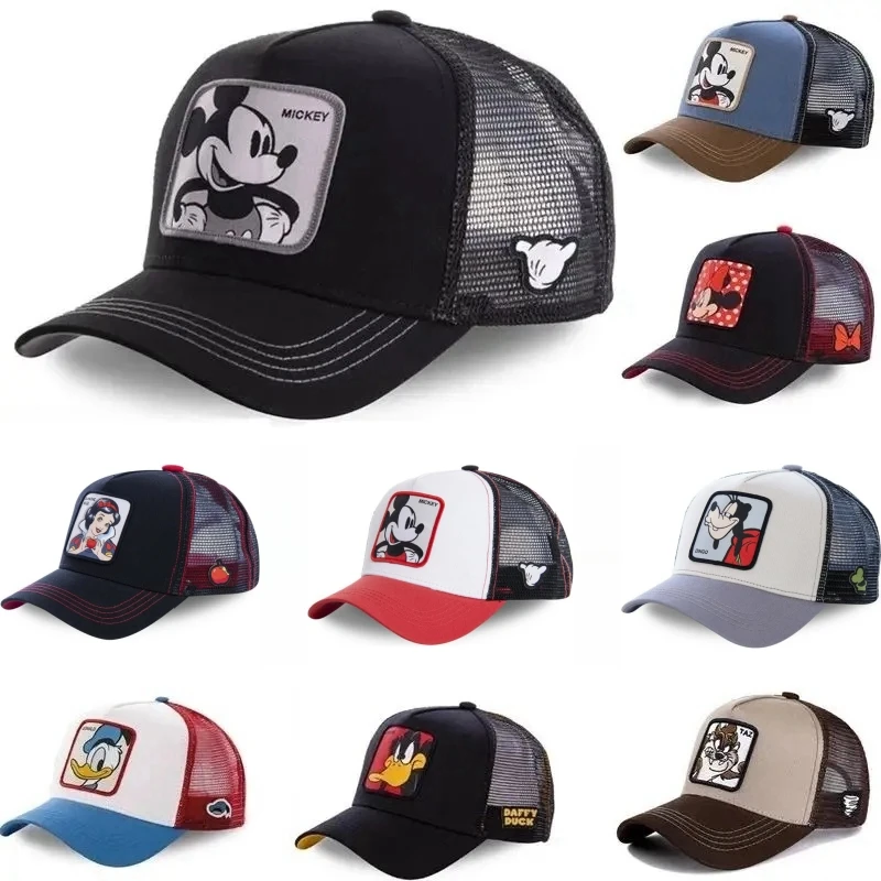 High Quality Brand Disney Anime Cartoon Snapback Cotton Baseball Cap Men... - £10.38 GBP+