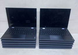 10 Lenovo 300e Chromebook 2nd Gen MTX 81QC Black Laptop  - Parts Only - $158.95