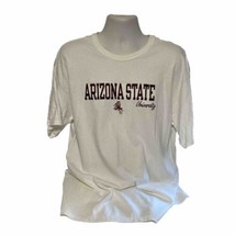 Vintage Arizona State University Sun Devils ASU Embroidered Men&#39;s T Shir... - £17.39 GBP