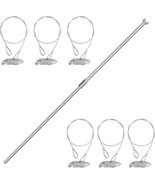 6 Pack Ground Earth Anchors with 30&quot; Cable, Steel Stool for Shed &amp; Fence... - €25,93 EUR