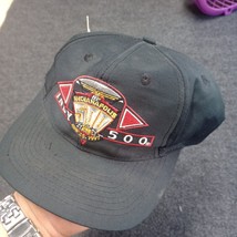 Vintage Indy 500 Hat Adult Snapback 1997 Black Logo 7 - $27.84