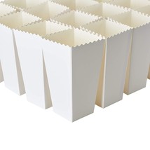 100 Pack White Popcorn Boxes For Movie Night Decorations, 46 Oz, 7.8 X 4... - £34.32 GBP