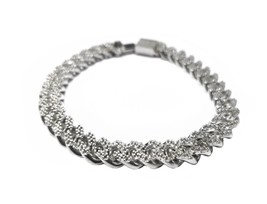 4x6MM Ovalado Diseño Pulsera Montaje 925 Plata 4x6 MM Espacios en Blanco... - £99.92 GBP+