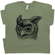 Owl T Shirt Cool Owl Graphic Shirt Woodsy Owl Tee Night Owl Shirt Wise O... - $18.99