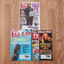 TV Guide Magazine 2022 Lot of 3 Fall TV, Summer TV, House of the Dragon - £4.79 GBP