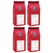 Lacas Coffee Company 4 count Colombian Supremo Medium Fine 12 oz. - £51.89 GBP