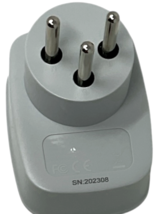 Israel Power Adapter Type H 3 Prong Grounded Travel Plug Adapter 2 USB Charger image 5