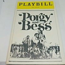October 1976 Porgy and Bess Playbill Uris Theatre   - £8.64 GBP