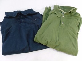 Mens XL Nike Navy Blue Golf Polo &amp; Columbia Sports Wear Polo Bundle 110026 - £7.58 GBP