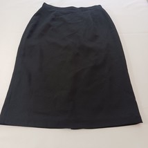 Sag Harbor Suit Women&#39;s Back Zipper &amp; Slit Black Skirt Size 8 Measured W... - €8,89 EUR