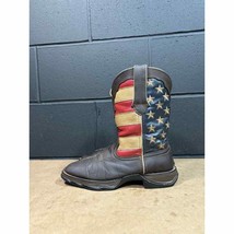 Durango Lady Rebel Boots Sz 6 M Women&#39;s Patriotic American Flag Western Cowgirl - £43.93 GBP