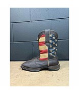 Durango Lady Rebel Boots Sz 6 M Women&#39;s Patriotic American Flag Western ... - £43.42 GBP