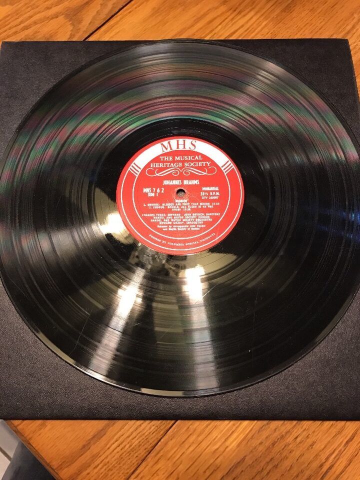 The Musical Heritage Society Johannesburg Brahms MHS 7 6 2 Ships N 24h - $7.90