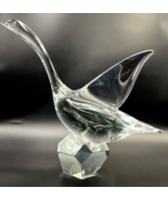 VTG Original Licio Zanetti Murano Hand Blown Bird Art Clear Glass Italia... - £705.84 GBP